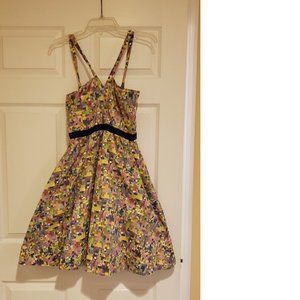 Anthro Viola Parade V-strap Dress Pixel Size 6